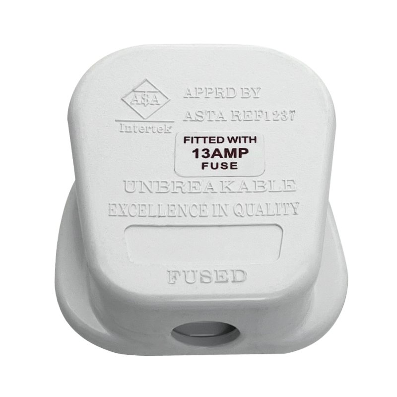 UK plug PC material electric plug 13A fused plug