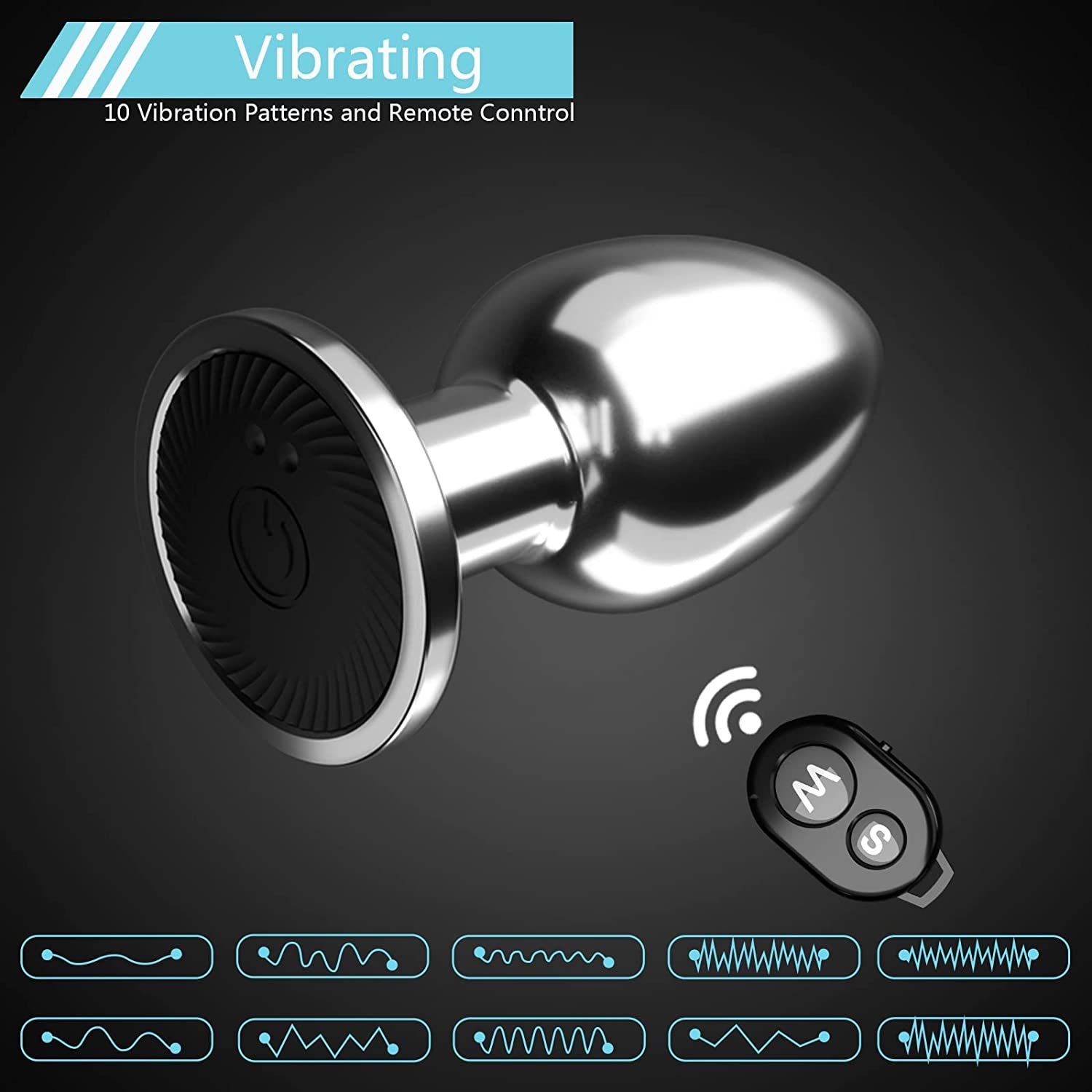 YoungWill Anal Vibration Toy Anal Plug for Men Prostate Massager Sex Toys with Remote Control Vibrator Anal Toys for Men Women