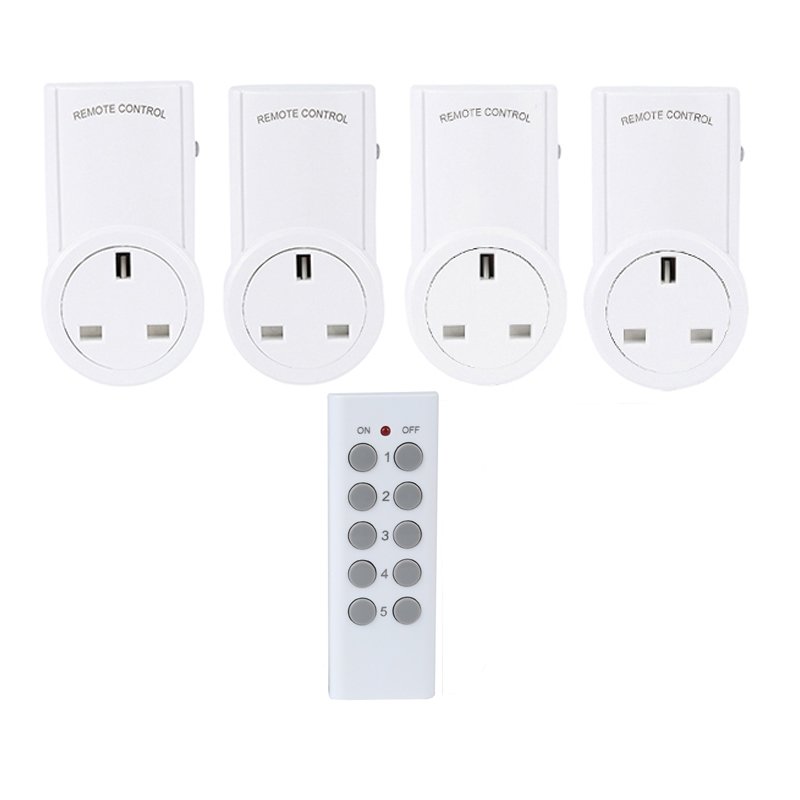 Smart Plug Power Socket Wall Plug UK Remote RF Control Socket