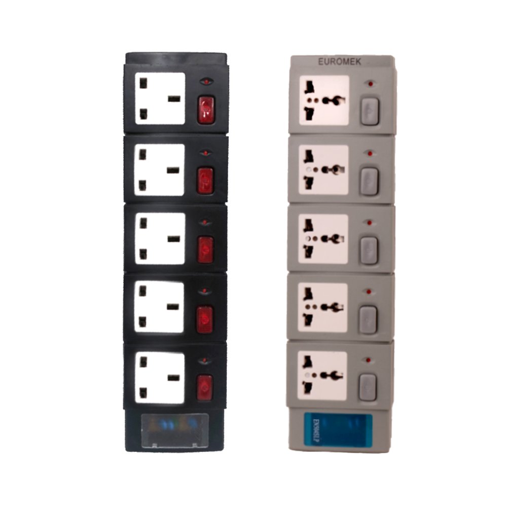 Eu South African Standard Electrical Switch Outlet extension Board Plug Socket