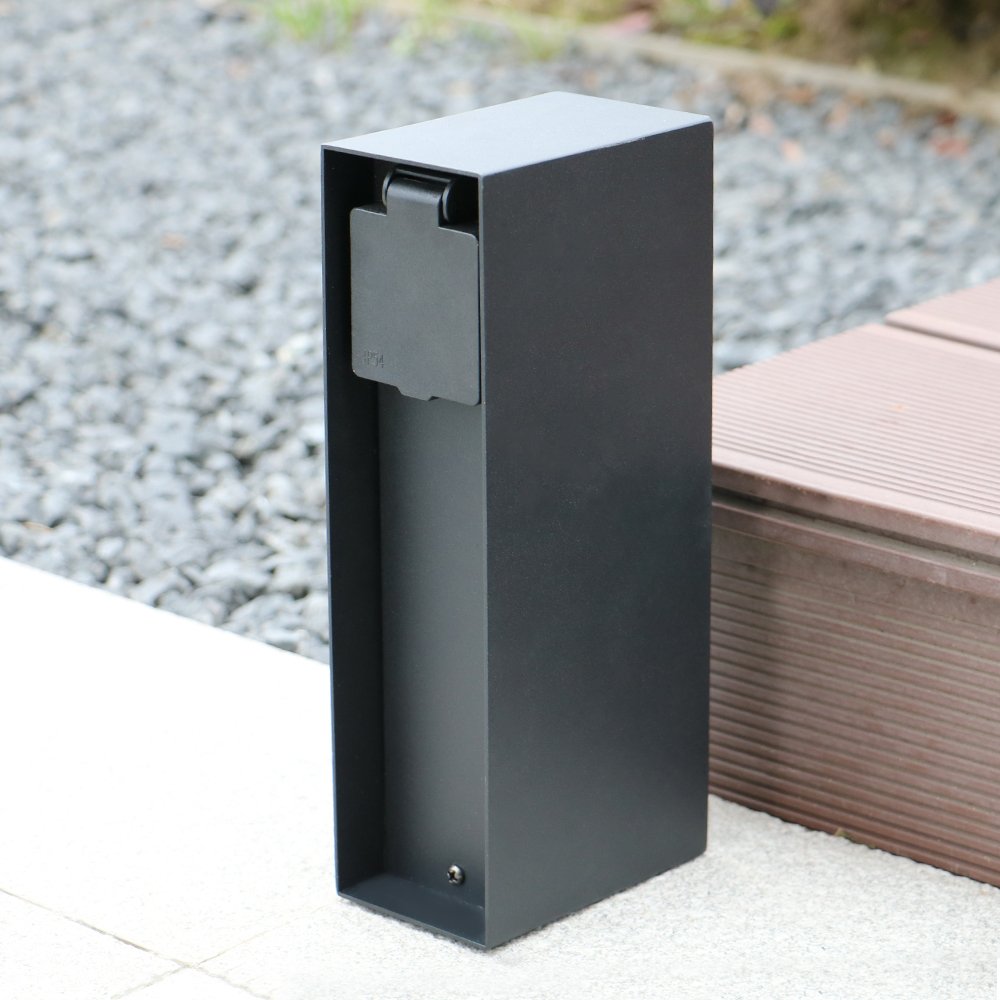 New style yard plug waterproof outdoor power stake column socket garden power outlets for garden lights