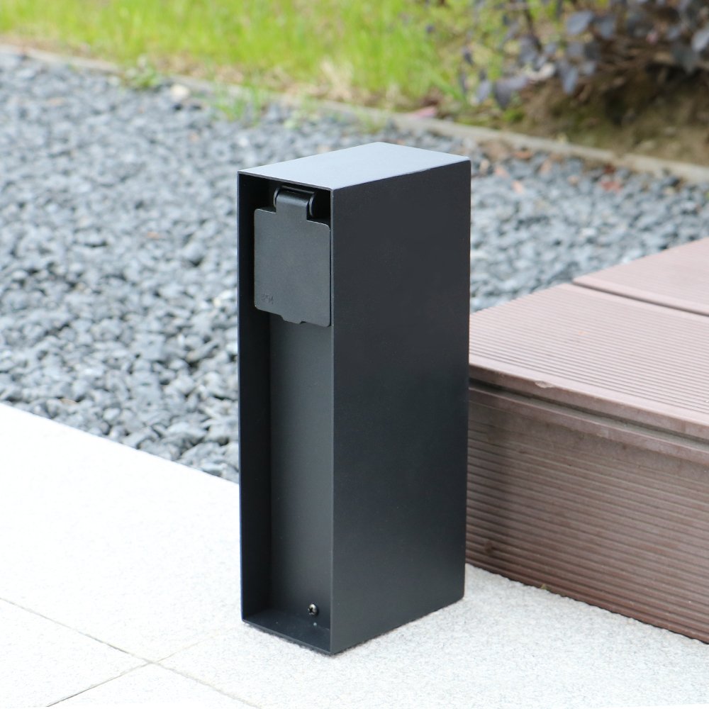 New style yard plug waterproof outdoor power stake column socket garden power outlets for garden lights