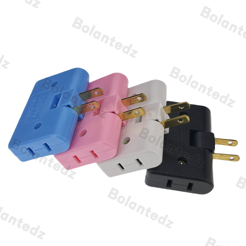 Wholesale Rotatable Socket Converter One In Three 180 Degree Extension Plug Multi plug Portable slim socket converter