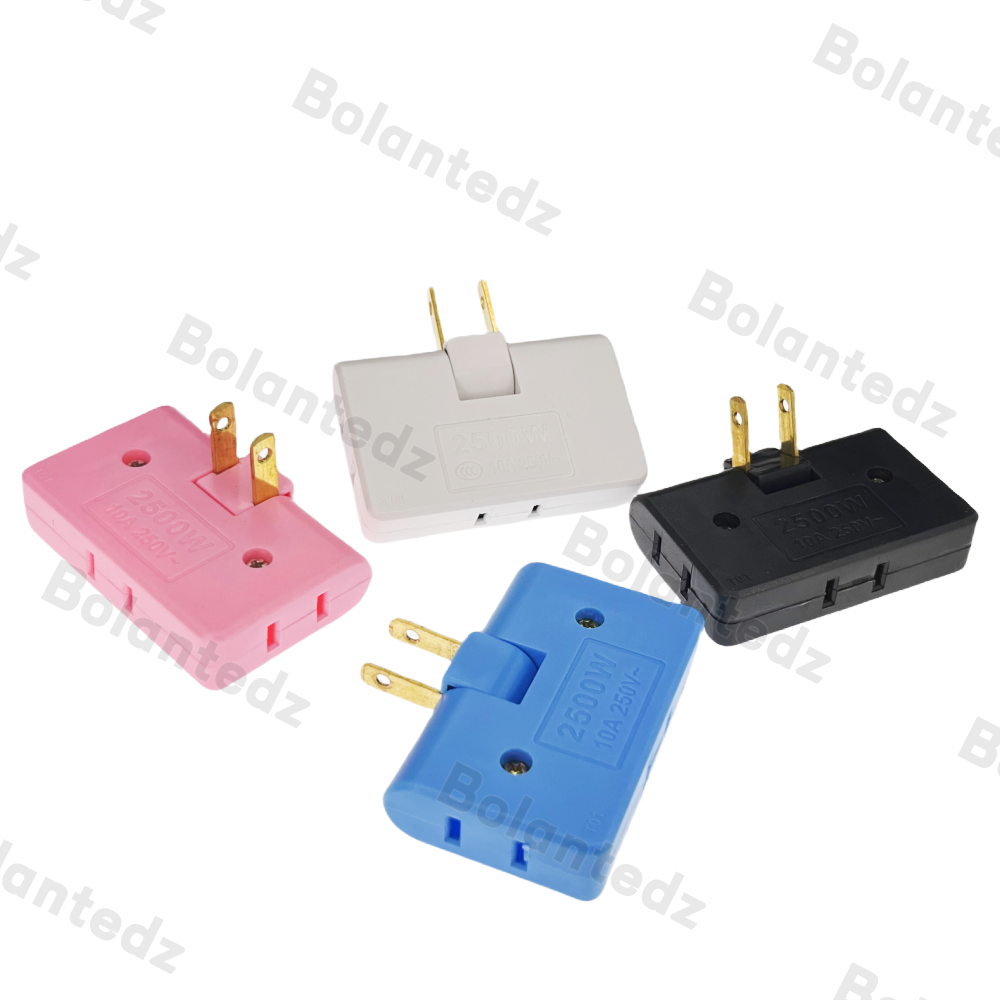 Wholesale Rotatable Socket Converter One In Three 180 Degree Extension Plug Multi plug Portable slim socket converter