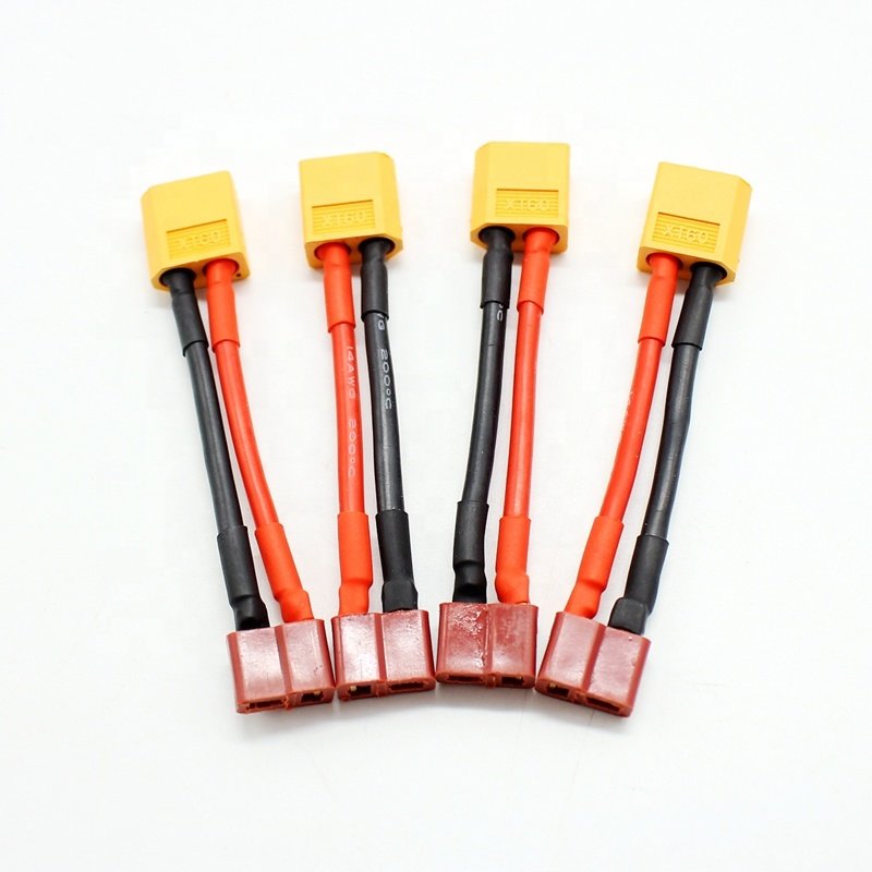 high quality 14AWG 60MM TX60 male to Deans connector Ultra plug type style female adapter connector converter