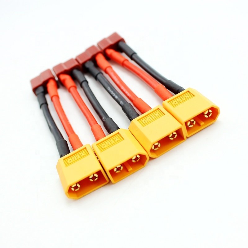 high quality 14AWG 60MM TX60 male to Deans connector Ultra plug type style female adapter connector converter