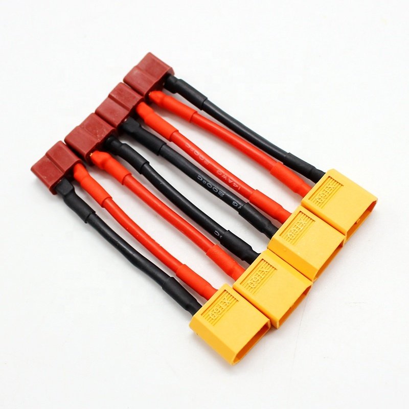 high quality 14AWG 60MM TX60 male to Deans connector Ultra plug type style female adapter connector converter