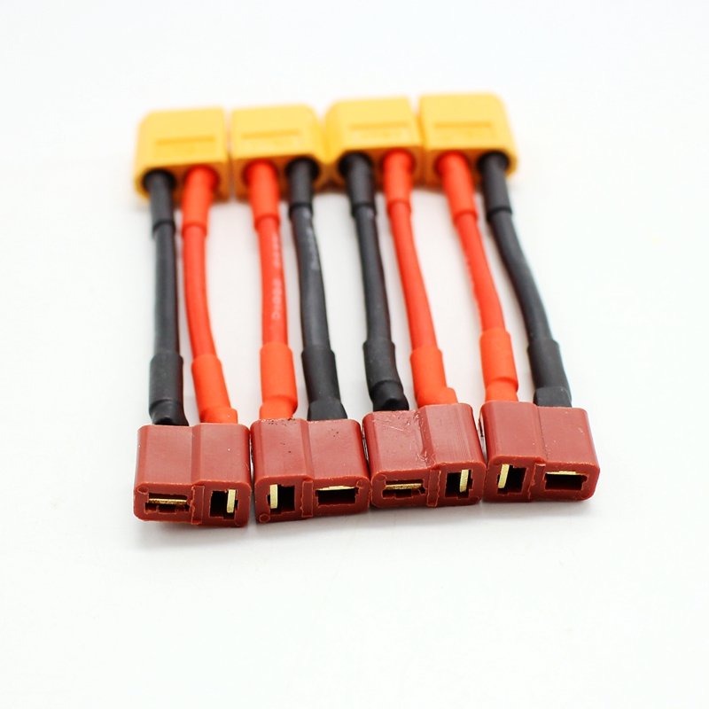 high quality 14AWG 60MM TX60 male to Deans connector Ultra plug type style female adapter connector converter