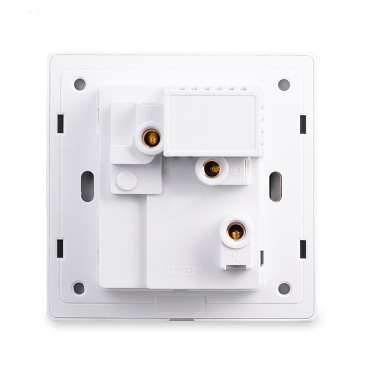 LangYeao 16A Universal Power Socket with USB Wall Outlet With LED 4 Colors Glass Universal Hole Socket Wall Plug