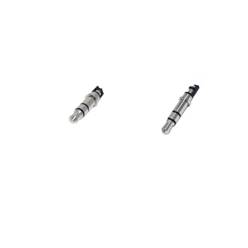 Factory Nickel,Gold plated 3.5MM stereo 4pole audio plug