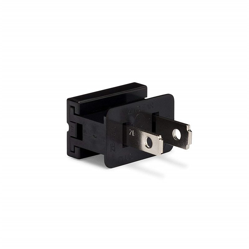 8A 125V Male Zip Vampire Plug for SPT-1 18/2 Gauge Flat Electrical Wire