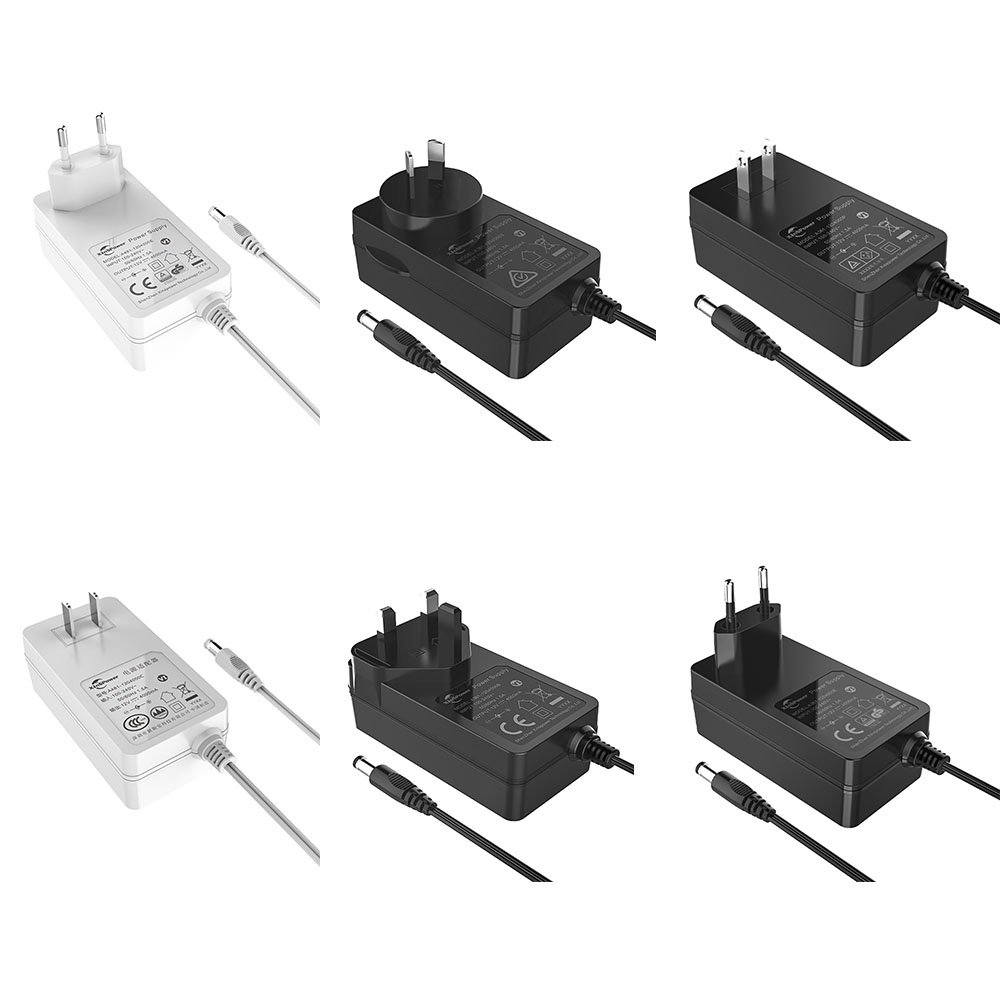 Universal 36W 9V 3A 9V 3.5A 4A 12V 3A Travel Detachable EU US UK AU JP Plugs With CE UL FCC Battery Charger Power Supply Adapter