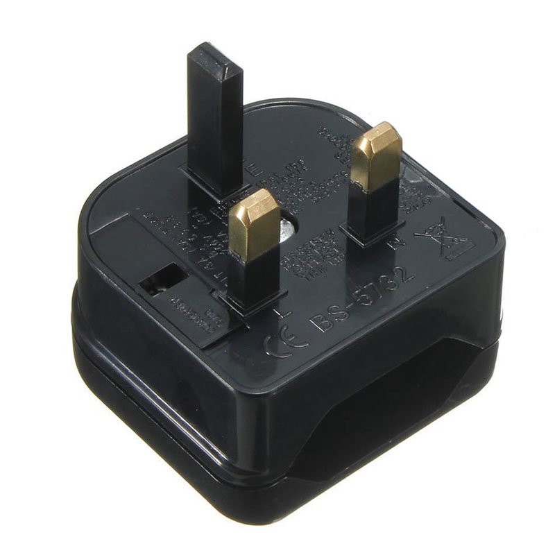 New European Euro EU 2 Pin to UK 3Pin Power Socket Travel Plug Adapter Converter
