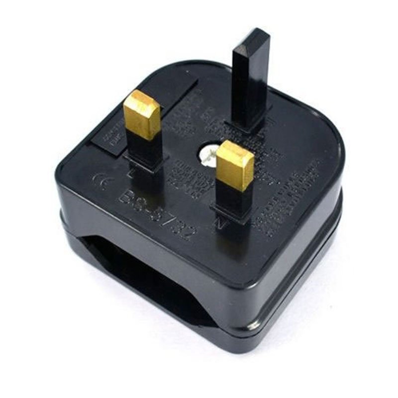 New European Euro EU 2 Pin to UK 3Pin Power Socket Travel Plug Adapter Converter