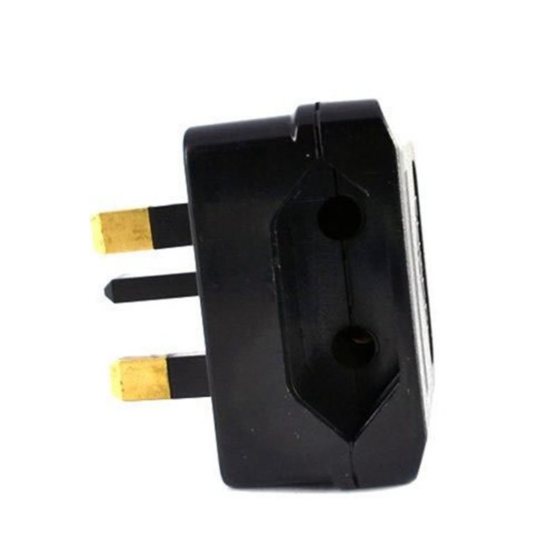 New European Euro EU 2 Pin to UK 3Pin Power Socket Travel Plug Adapter Converter