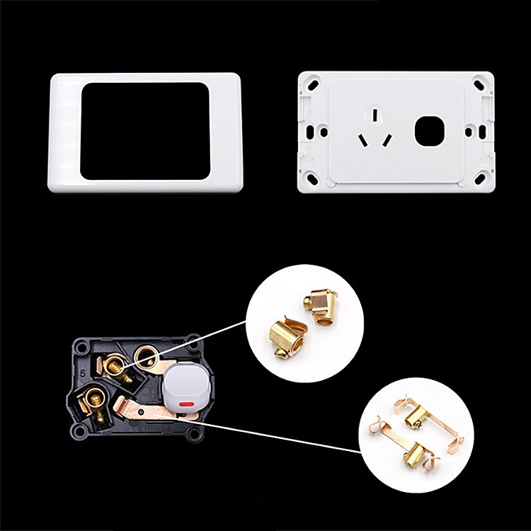 Horizontal White 10A Double Power Point Sockets Premium Quality Home & Office Plugs & Sockets