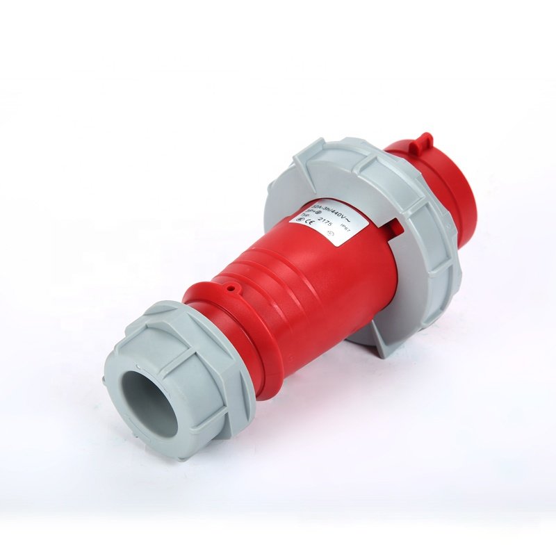 IP67 Waterproof 440V 32A-3H 4 Pin Reefer Container Industrial Electrical Plug Socket