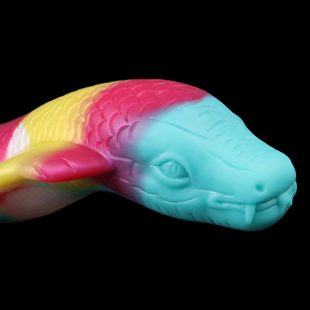 YOCY Fantasy Dildo King Cobra Monster Dildo Animal Cock Huge Cock Female Masturbate Vagina Anal Plug Big Anal Plug Sex Toys