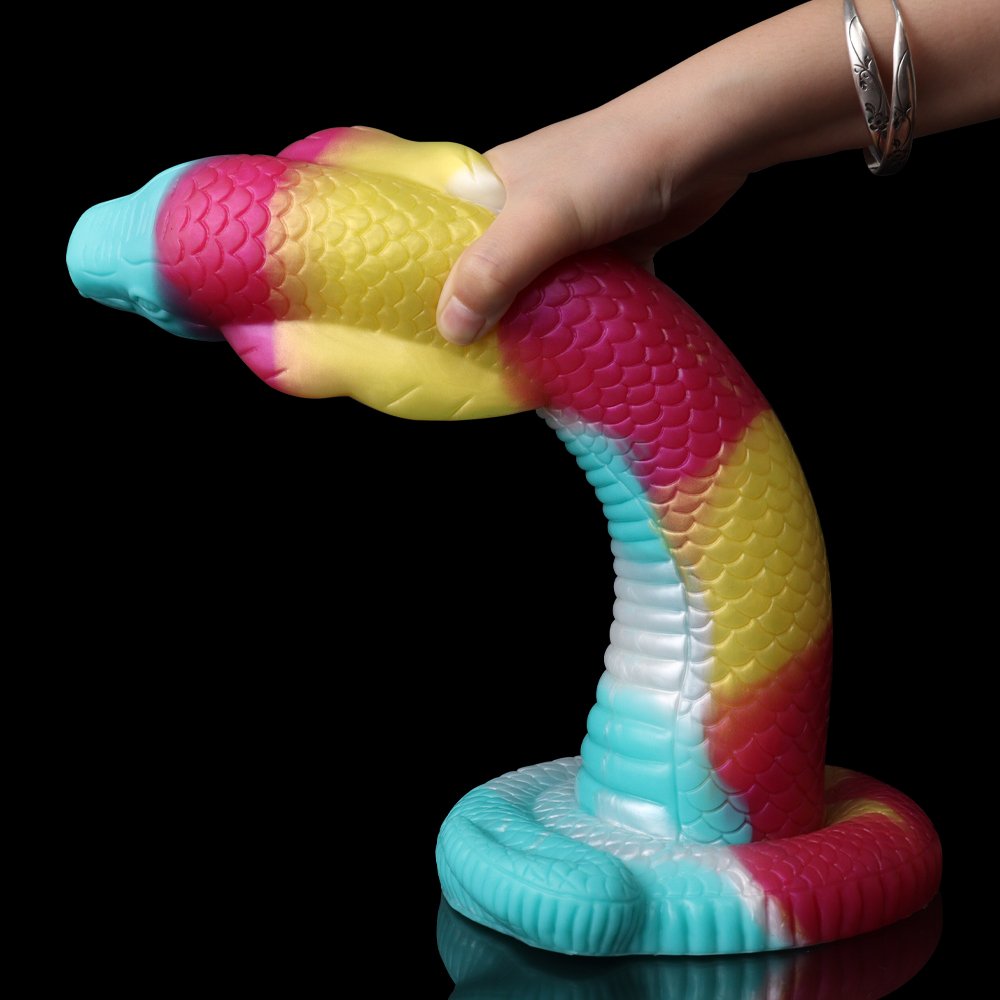 YOCY Fantasy Dildo King Cobra Monster Dildo Animal Cock Huge Cock Female Masturbate Vagina Anal Plug Big Anal Plug Sex Toys