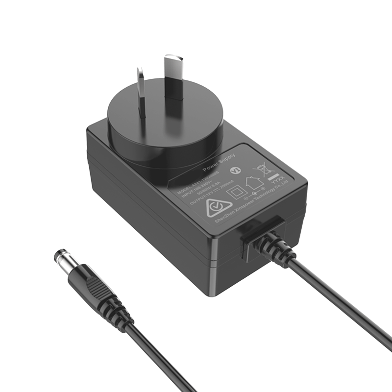 rcm saa c-tick cb approved au plug ac dc universal adapter 24v 1a output 24w plug in power adapter