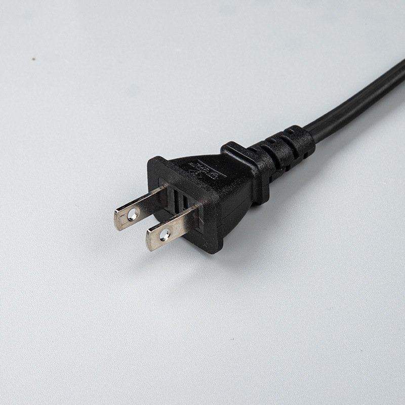 New Copper plug 2*1 Square 1m Wire Tail Two-hole plug Ac