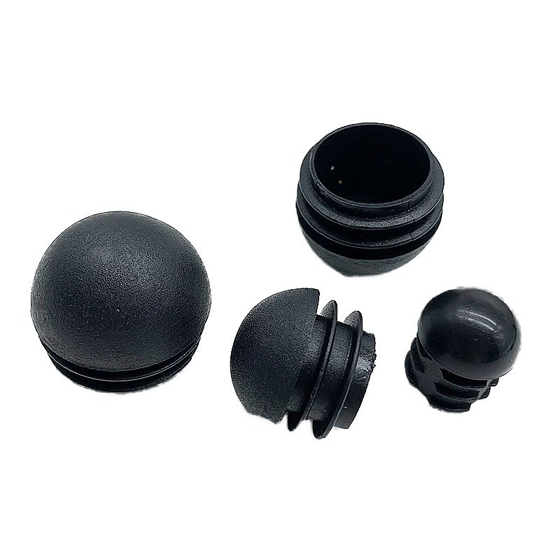 Most Popular Plastic End Plug With Nut For Furniture Half Round Tube End Plug 19mm Plastic End Plugs Tube Inner For Chair Leg
