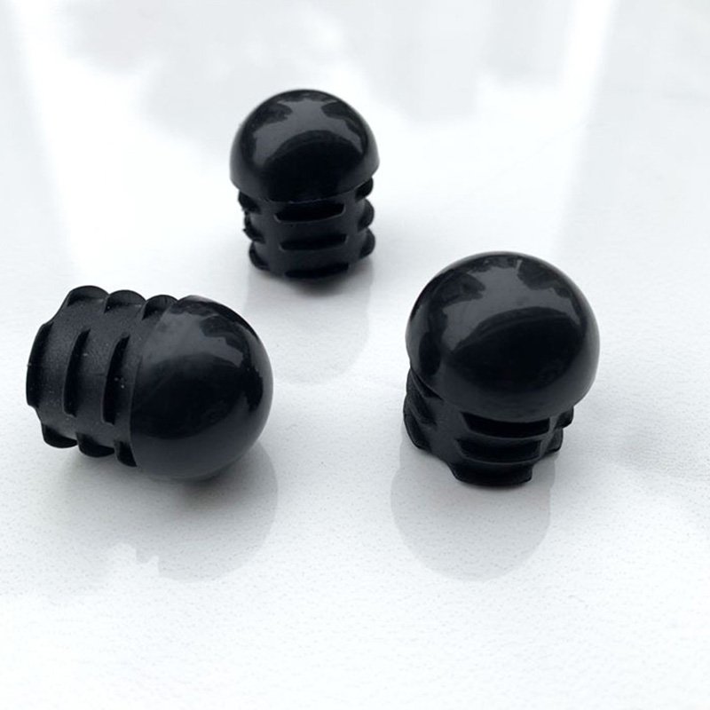Most Popular Plastic End Plug With Nut For Furniture Half Round Tube End Plug 19mm Plastic End Plugs Tube Inner For Chair Leg
