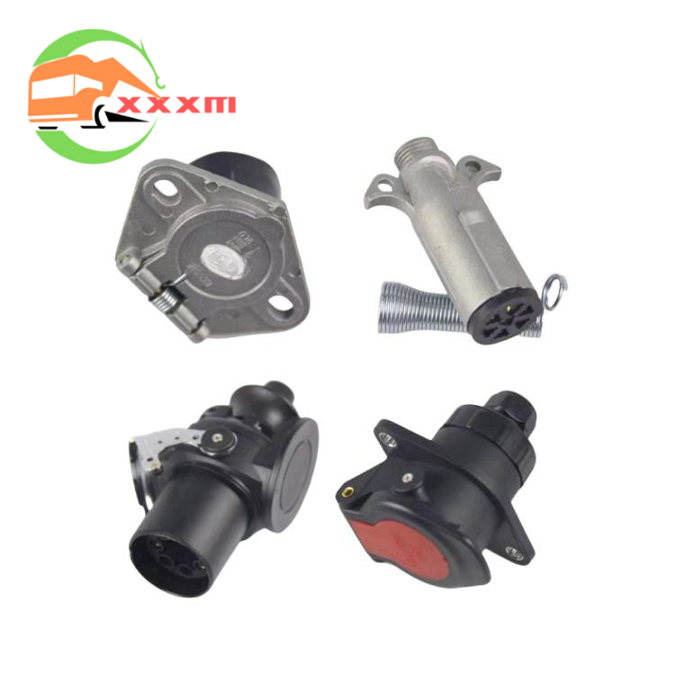 Truck connector plug 7-way 7-pin 15-pin trailer socket Electrical coupler for trailer light connection