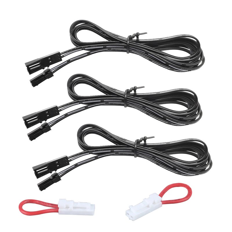 Dupont L813 2Pin 2.54mm Plug Extension Cable with 20/22/24 AWG Wire Harness for LED Furniture Lighting