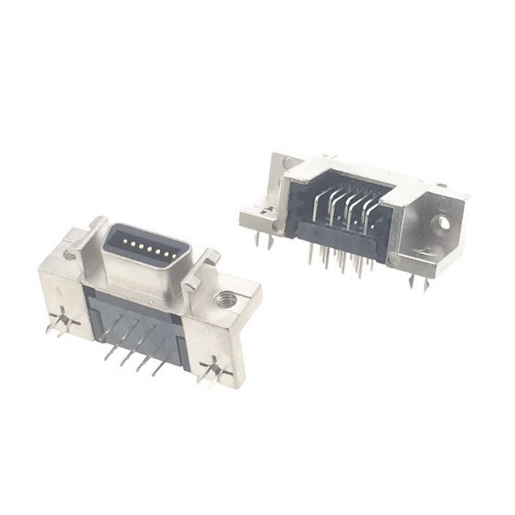 36-Pin SCSI Female Connector Accessory 90 Degree Plug With HPCN Technology