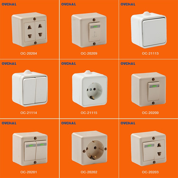 SONGRUI European style electrical 2 pin plug (SR-7361)