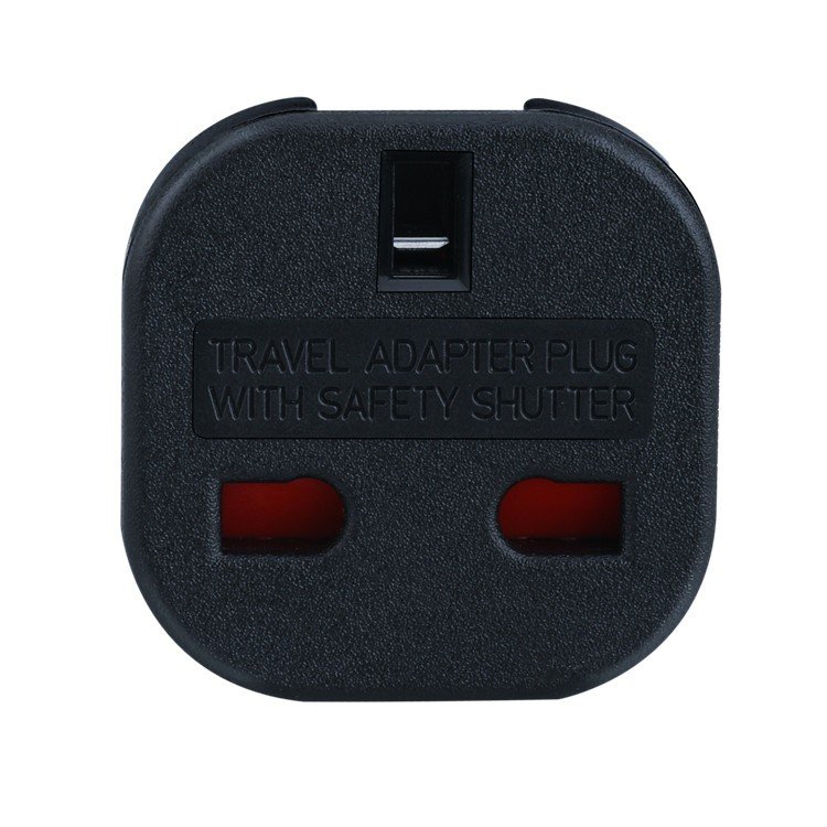 3pin uk to eu electrical power converter plug socket UK to EU VDE plug travel power adapter