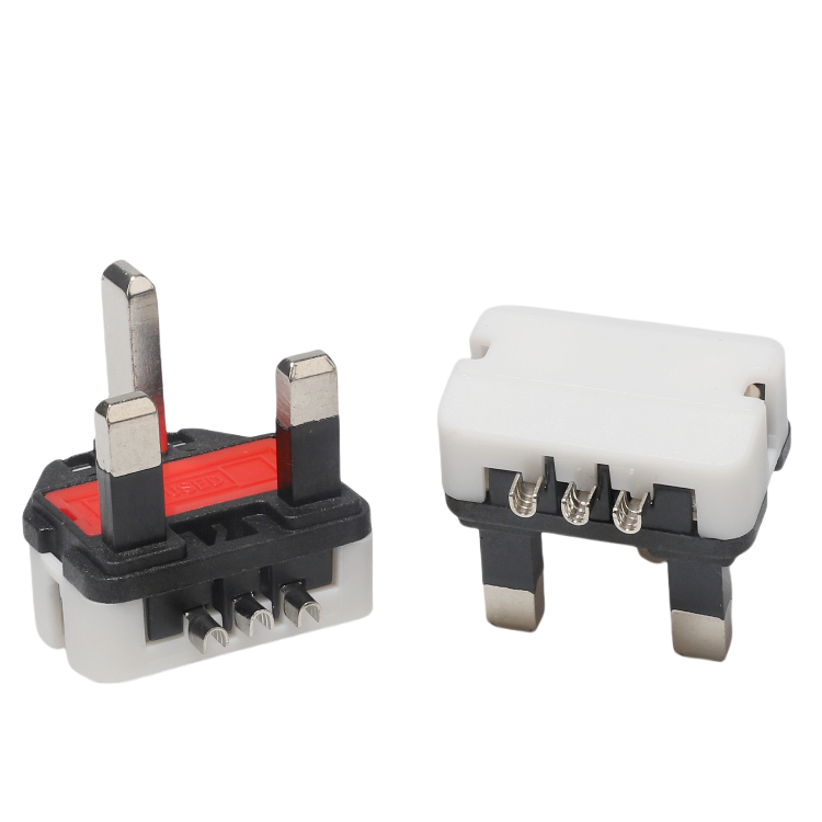 Customization Aluminum Socket Plug With Fuse 13A 250V British Standard 3 Pin Plug