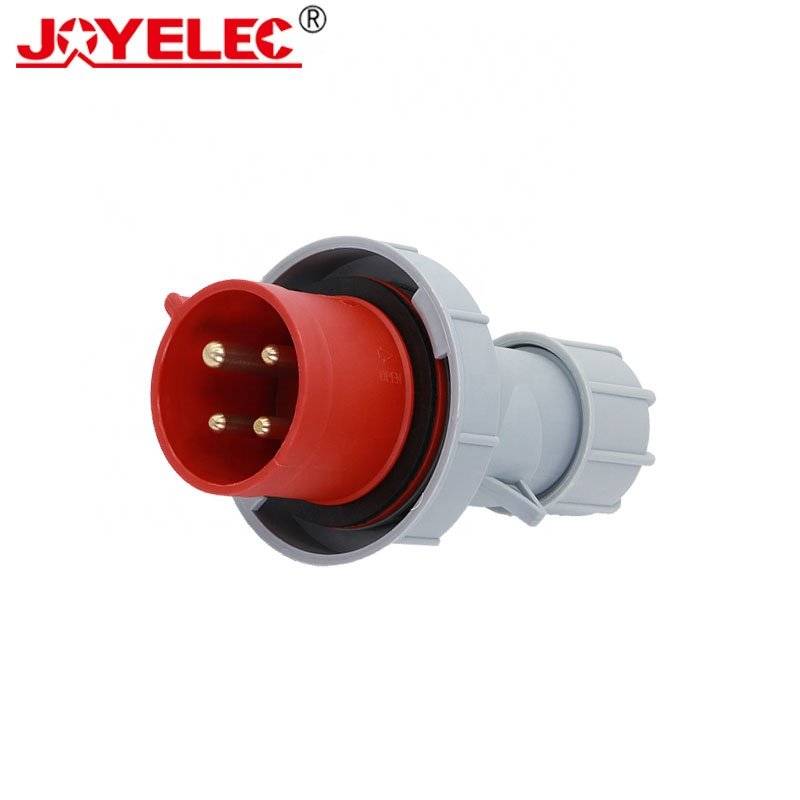 JOYELEC Q0242 4P 32A New Waterproof and Dustproof Plug and Socket Industrial Power Wiring Connector