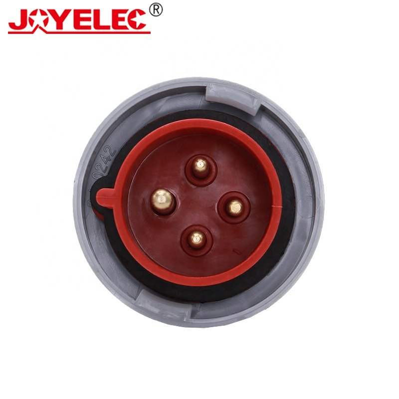 JOYELEC Q0242 4P 32A New Waterproof and Dustproof Plug and Socket Industrial Power Wiring Connector