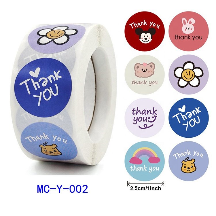 Spot teachers reward students stickers thank you cartoon pattern interesting encouraging labels stationery sticker