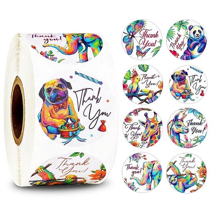 Spot teachers reward students stickers thank you cartoon pattern interesting encouraging labels stationery sticker