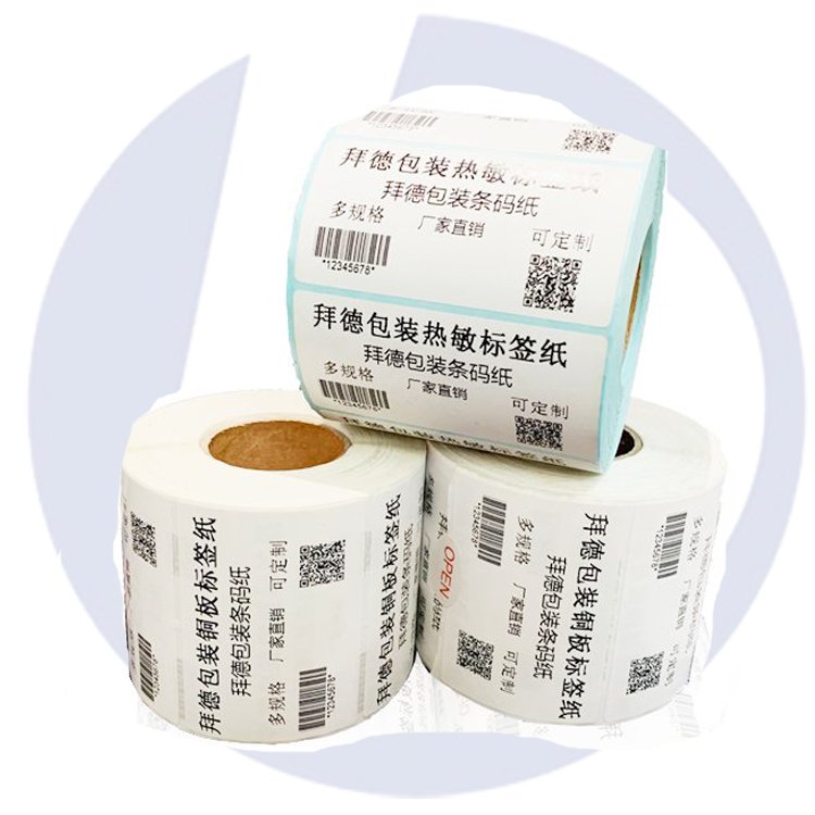 Factory Custom Self-Adhesive Direct Thermal Label Shipping Barcode Labels Sticker