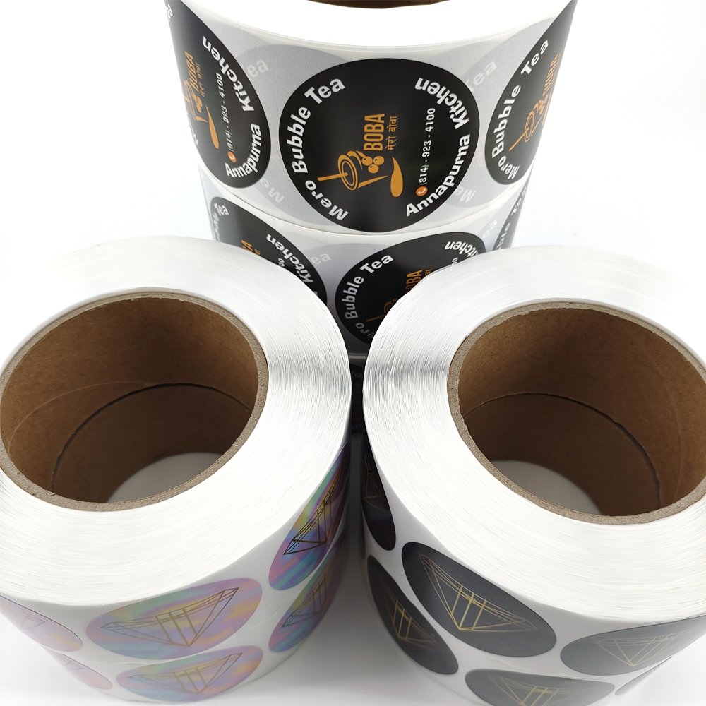 Customized Stickers Various Sizes Thank You Sticker Label Sticker Roll