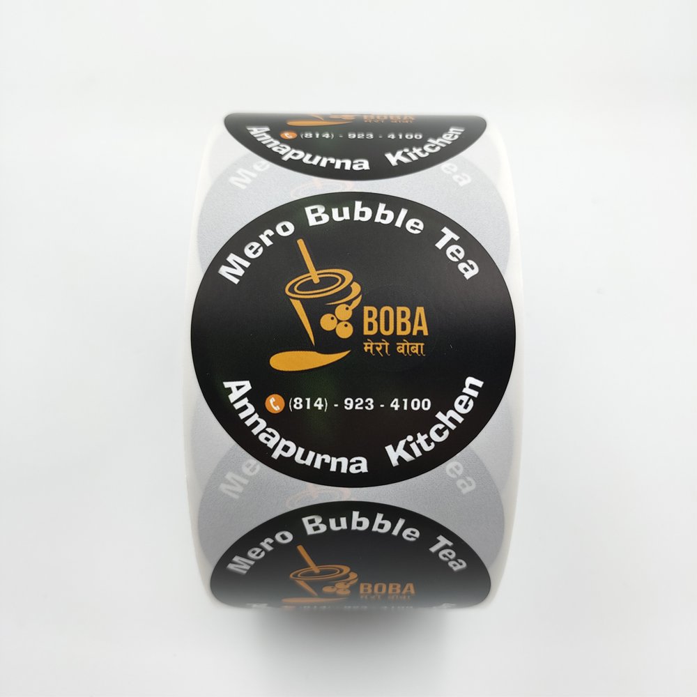 Customized Stickers Various Sizes Thank You Sticker Label Sticker Roll