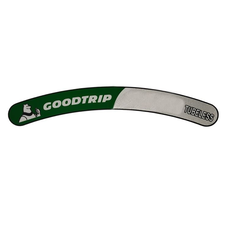 Custom Your Own Design Vulcanizing Tyre Stickers Tyre Wall Stickers Bike Lettering Vulcanized Sticker
