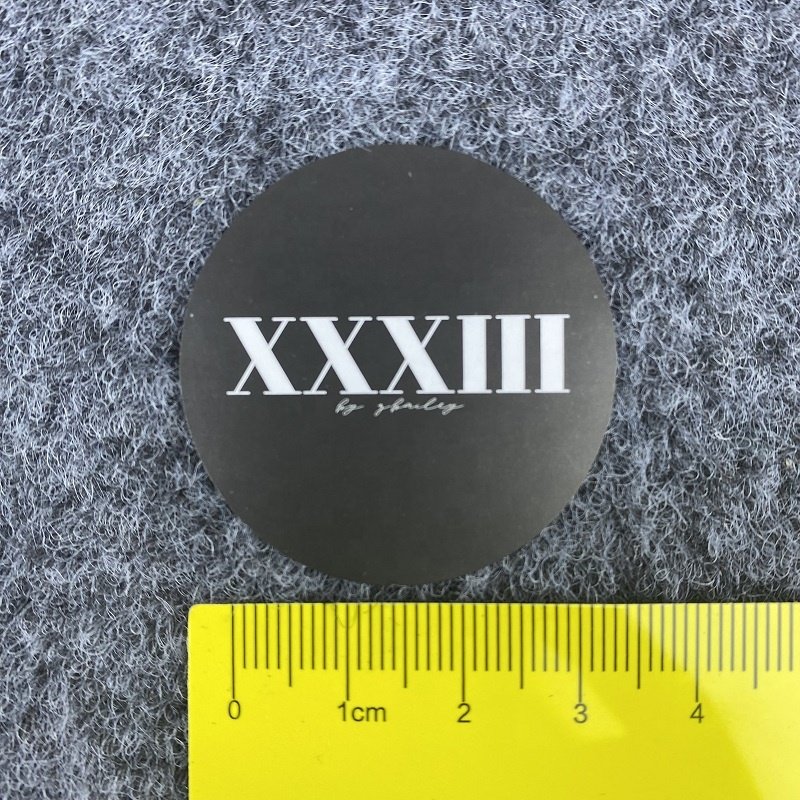 Printing Custom Matte Hologram Vinyl Stickers Die Cut Product Adhesive Brand Logo Round Label Sticker