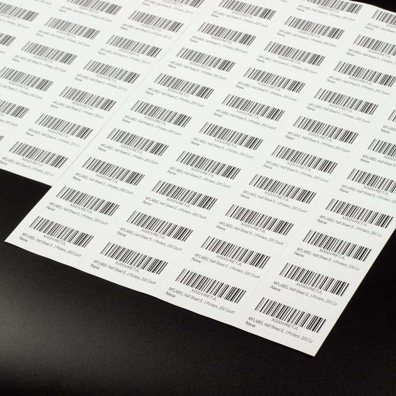 Amazon FBA Bar Code SKU Label Shipping Mailing Printing Sticker Paper 1 2 4 6 21 23 27 30 40 44 Up Label Sheets A4