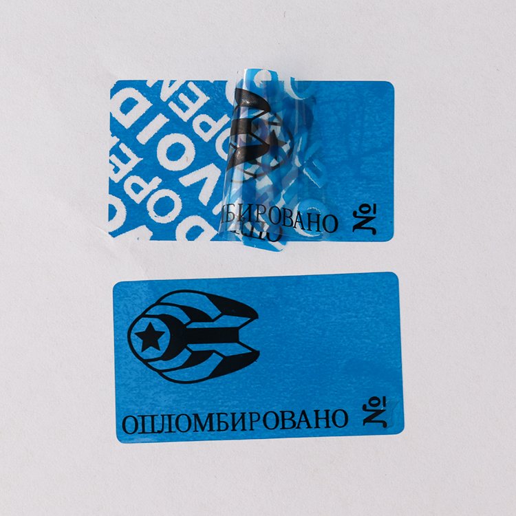 Customized Wholesale waterproof tamper evident void security seal labels void roll label