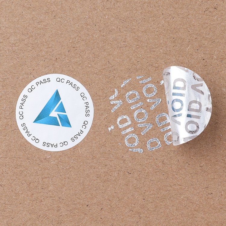 Customized Wholesale waterproof tamper evident void security seal labels void roll label