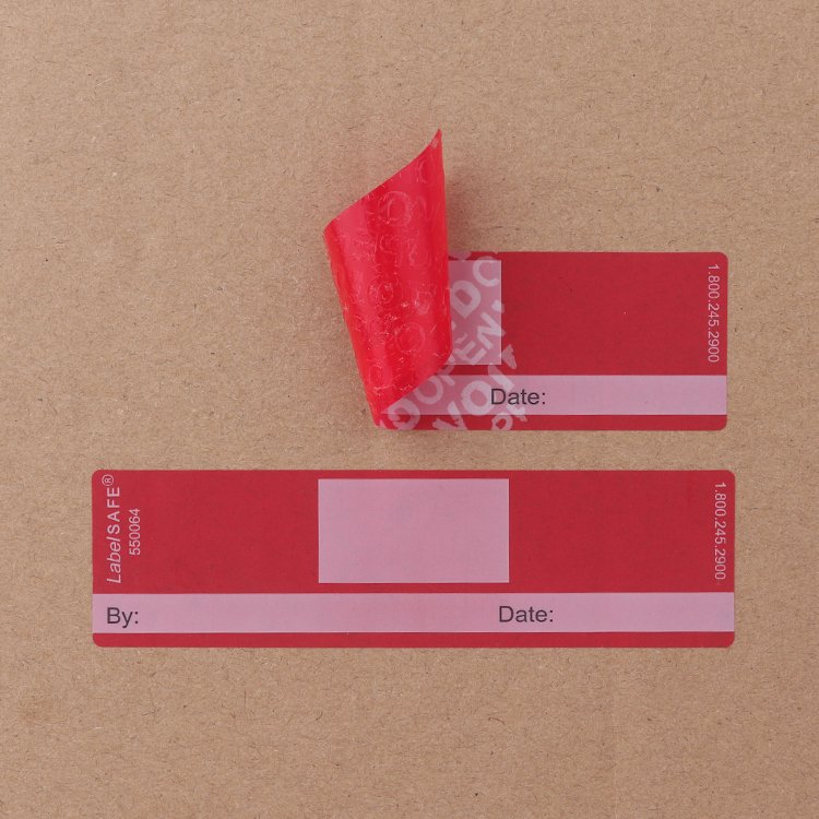 Customized Wholesale waterproof tamper evident void security seal labels void roll label