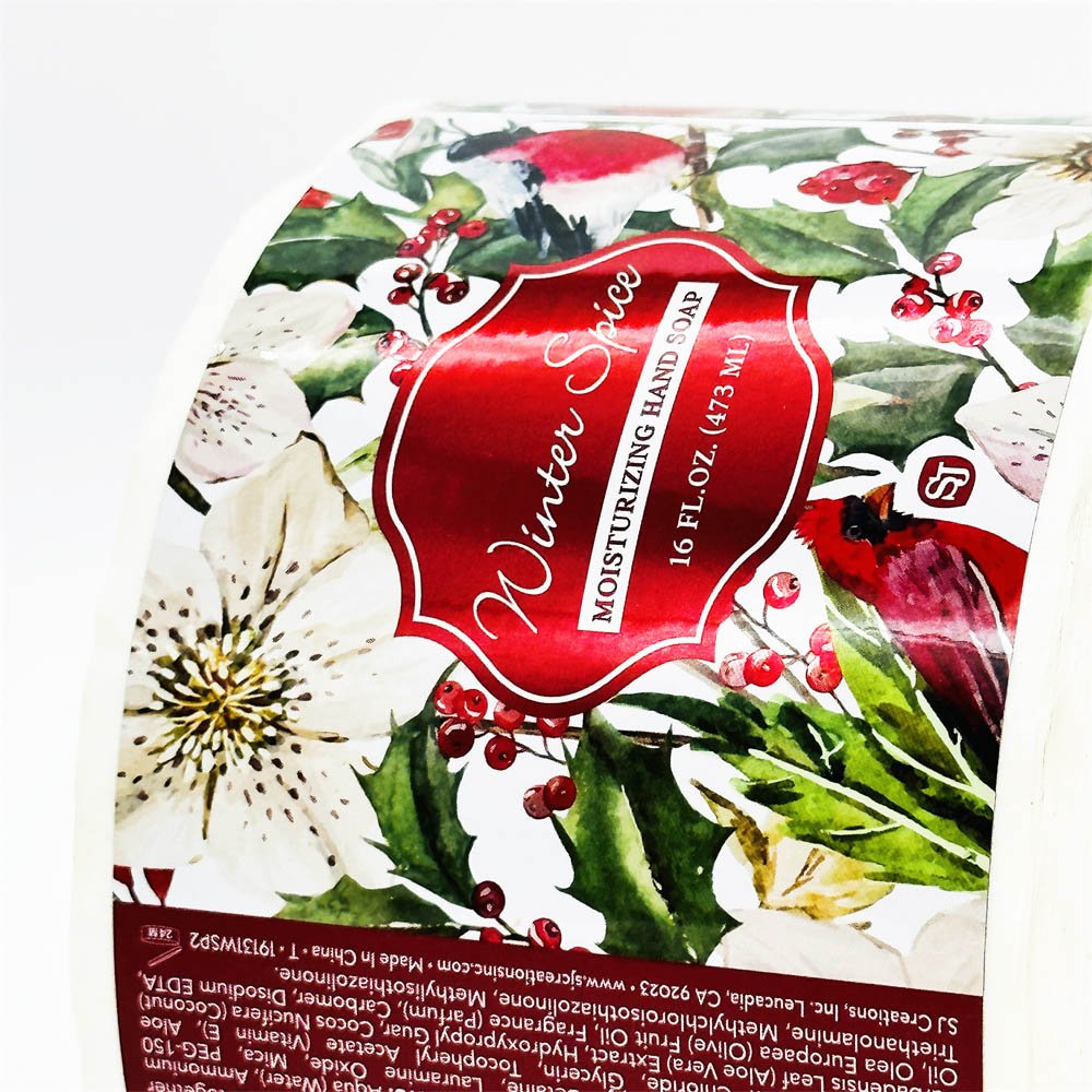Good Price Waterproof Printed Holographic Laser Material Sticker Custom Round Sticker Label Roll