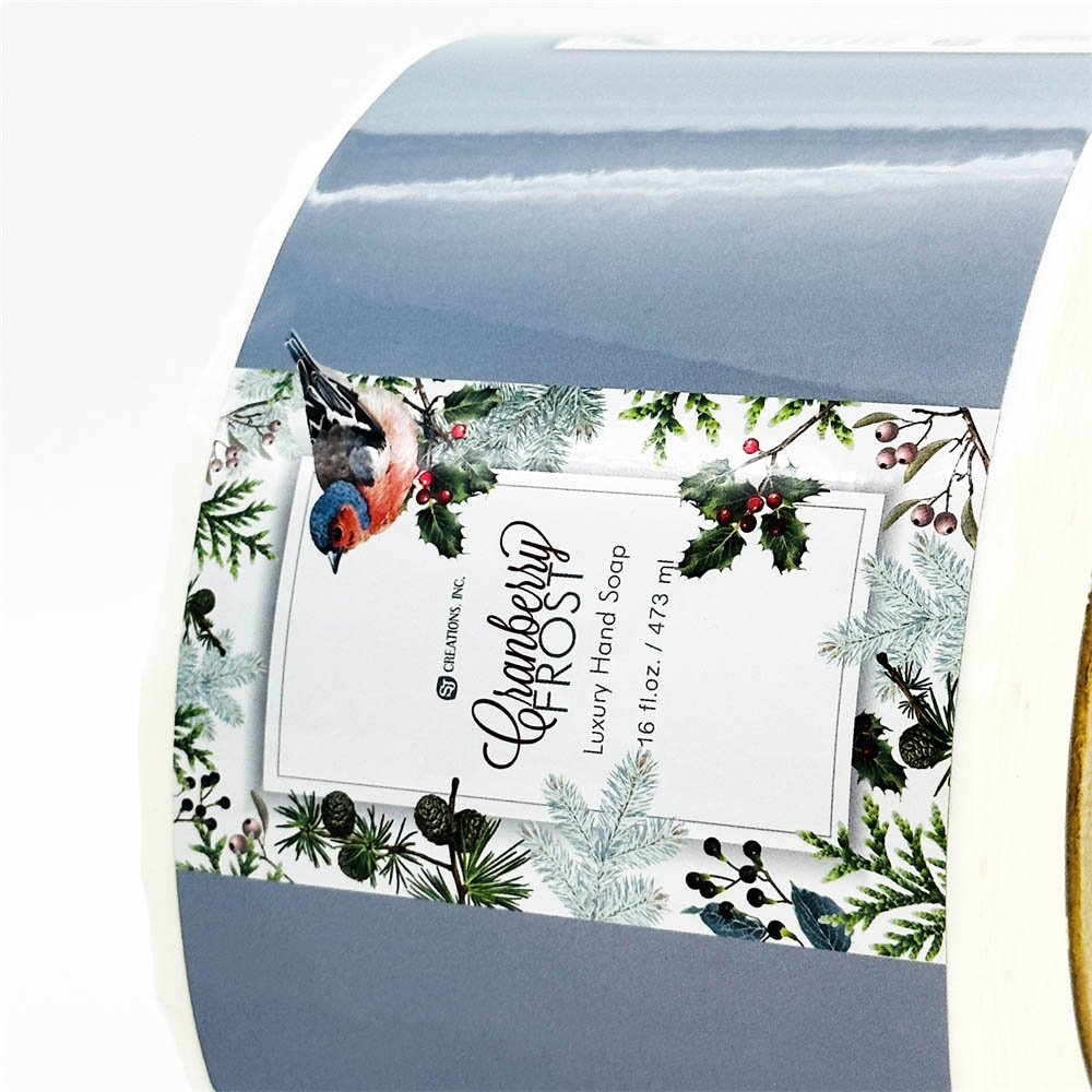 Good Price Waterproof Printed Holographic Laser Material Sticker Custom Round Sticker Label Roll