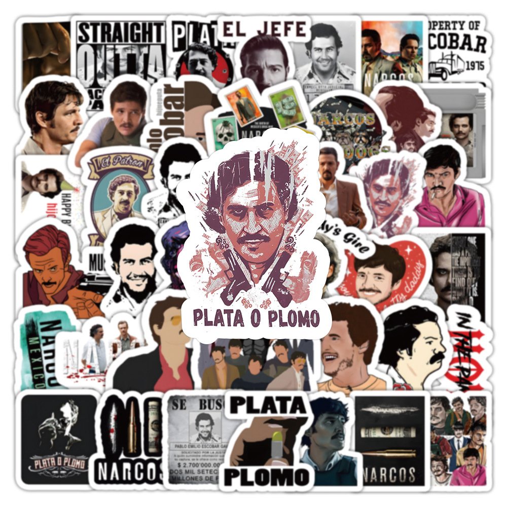 55PCS Popular movie Mexican Drug Lord sticker