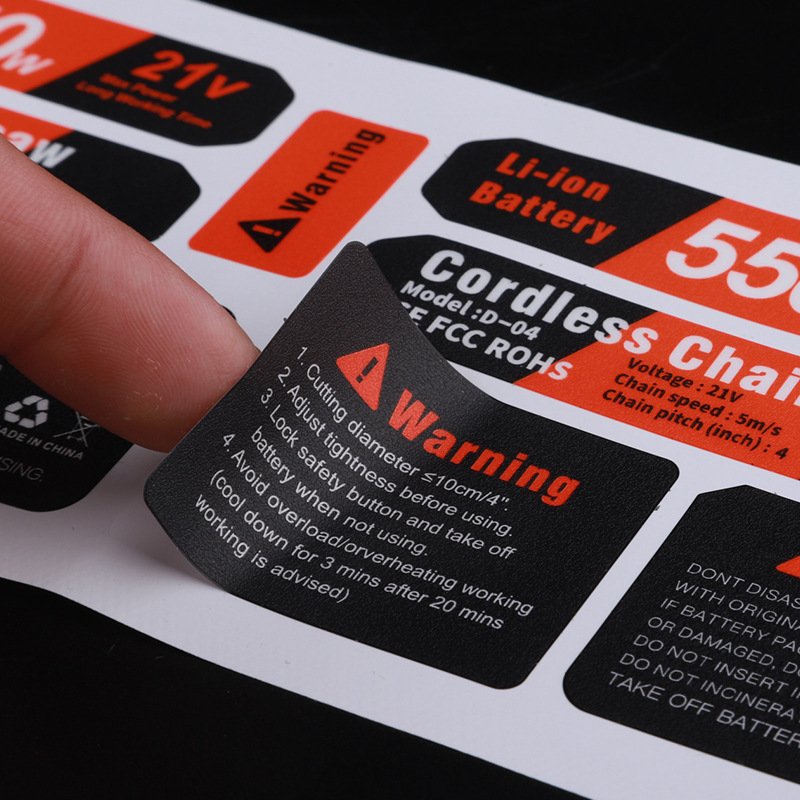 Customized Own Brand Label Sticker Printing Logo Sticker for Bottle Water